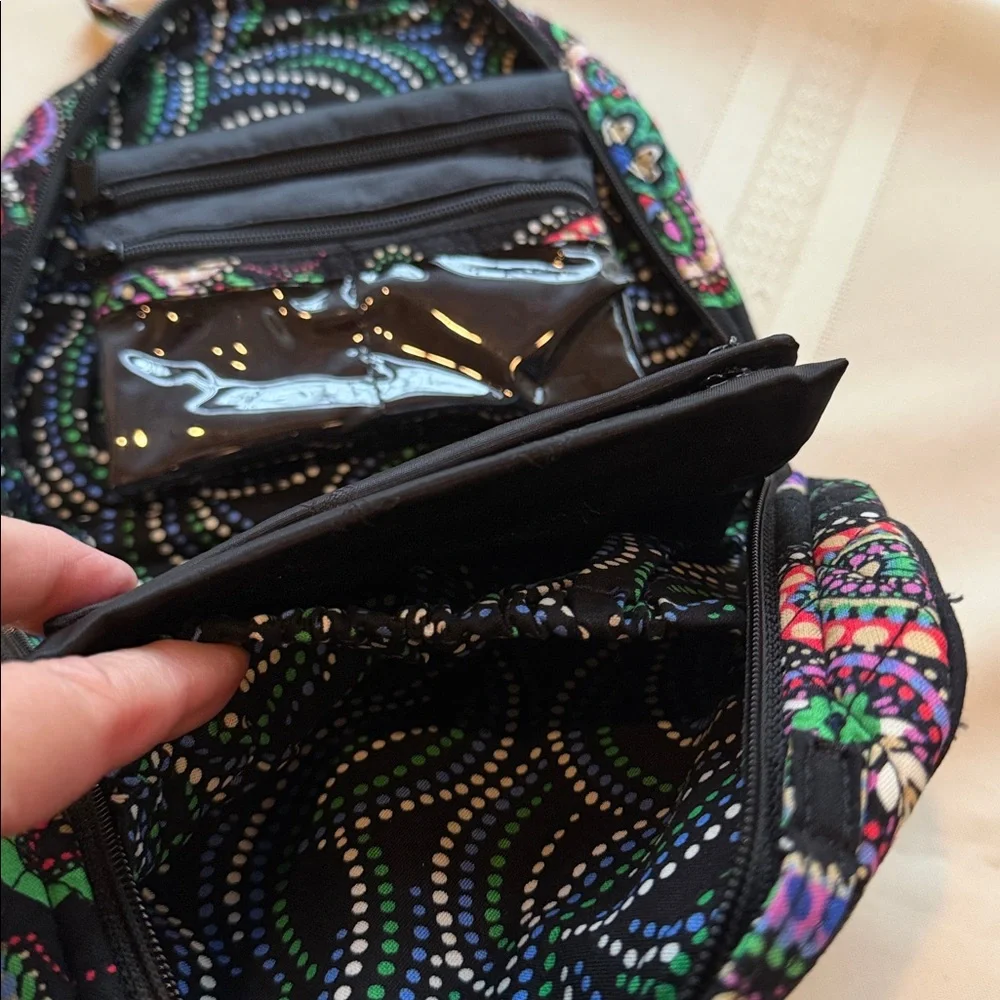 Vera Bradley Black Kiev Paisley Travel Jewelry Organizer NWOT (retired print) - Picture 10 of 11